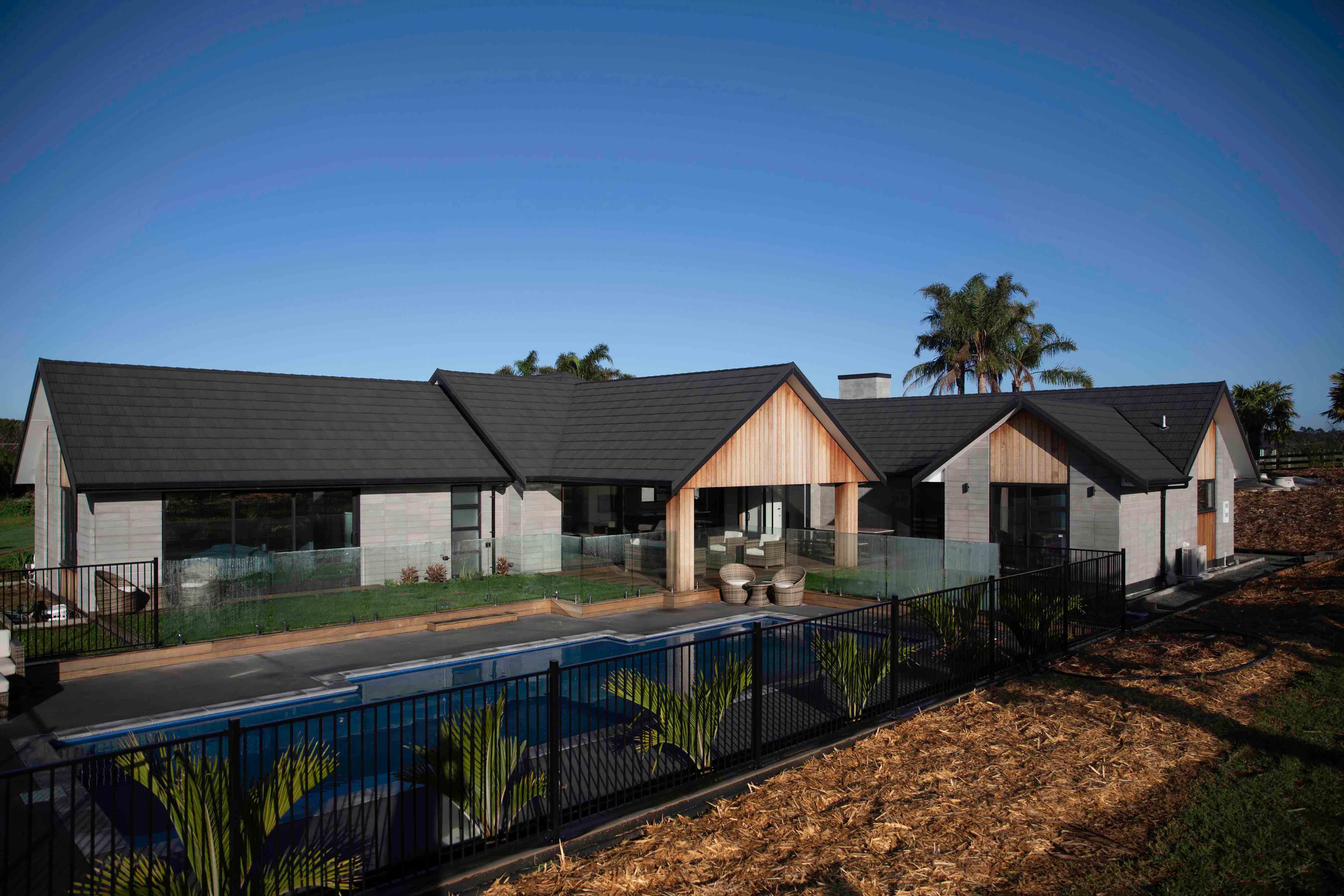 CF Shake, Charcoal Blend, New Build, New Roof, Architecturally Designed, Pool