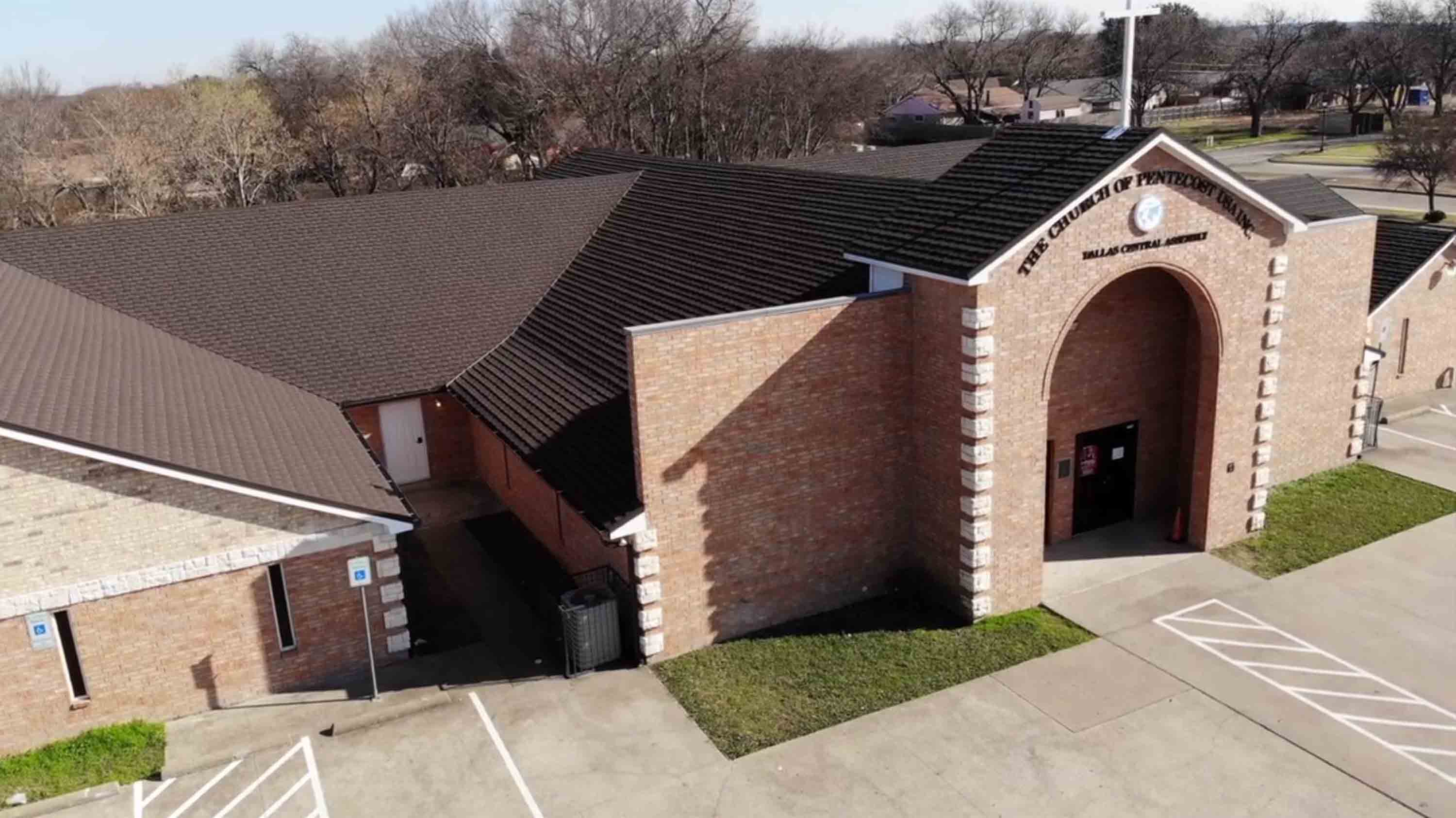 CF Shingle, Barkwood, Reroof, Church