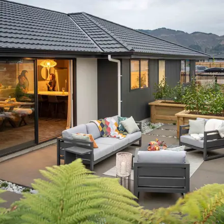 Classic, Flax, New Build, New Roof, Show Home, Outdoor living